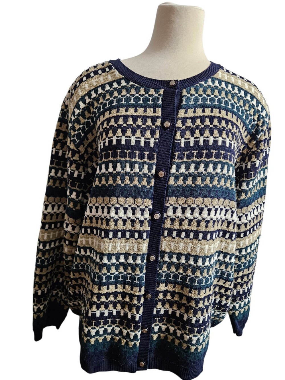 Vintage Alfred Dunner Cardigan, Large?